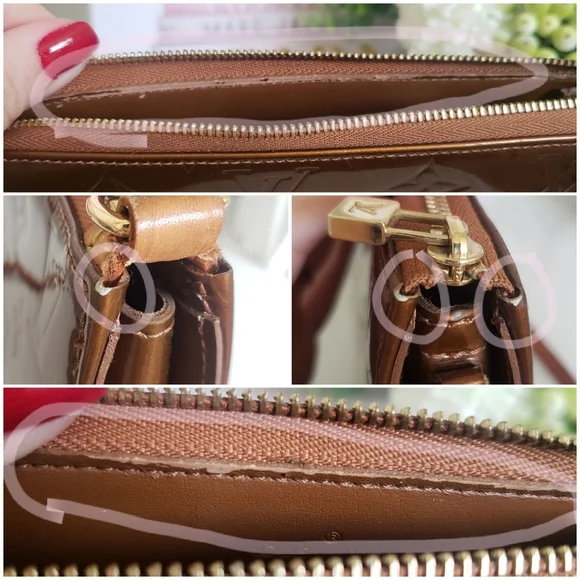 **SOLD** Authentic Pre-owned Louis Vuitton Lexington Vernis Pochette Bag - Picture 13 of 15